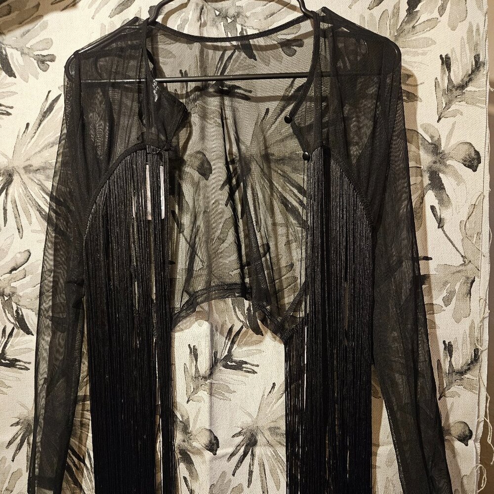 Windsor fringe cardigan